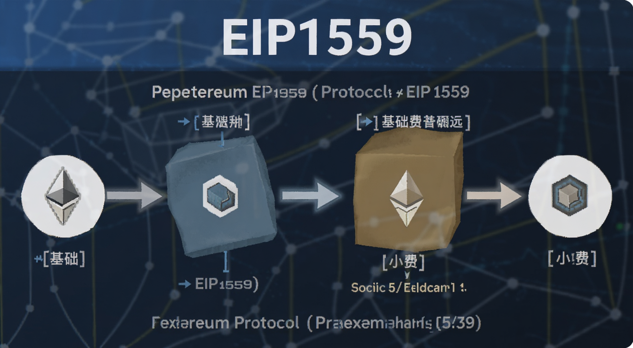 ��̫��EIP1559Э�����������ٻ���ʾ��ͼ,ͼ�б�ע�����Ѻ�С��,����д��EIP1559��