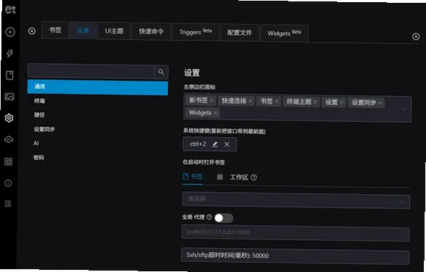 Electerm终端模拟器截图3