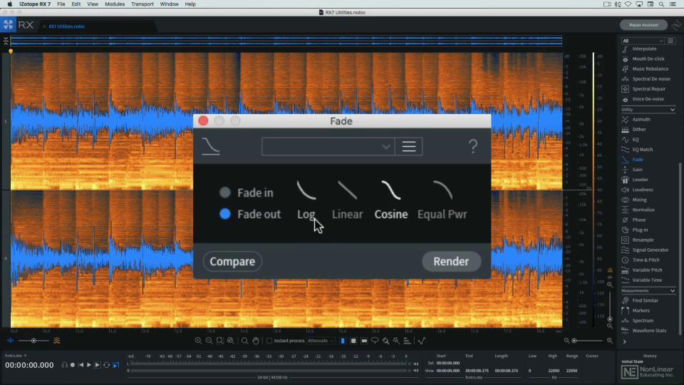 iZotope RX 7 Audio Editor for Mac电脑版 批处理界面和实际使用场景