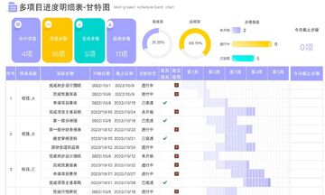 丽会赢最新进展与结果分析 项目动态全貌图