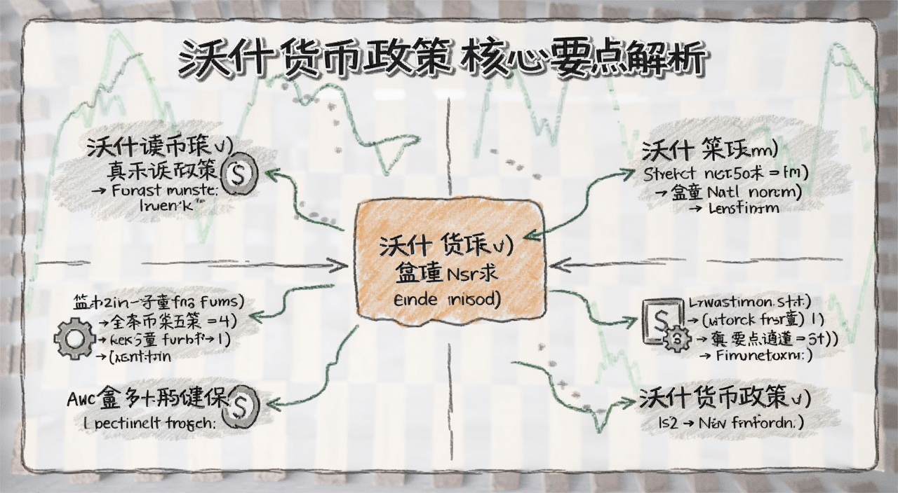 读懂沃什货币政策核心要点解析图,图中文字标注沃什货币政策关键信息