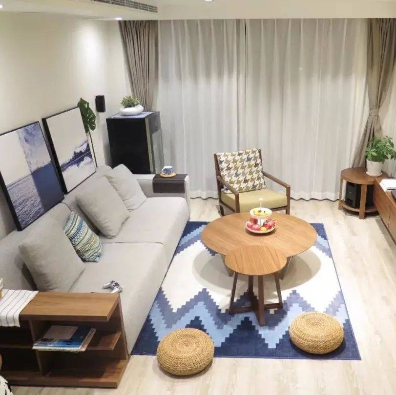 家庭桃源小户型角落家具搭配效果图