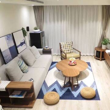 家庭桃源小户型角落家具搭配效果图