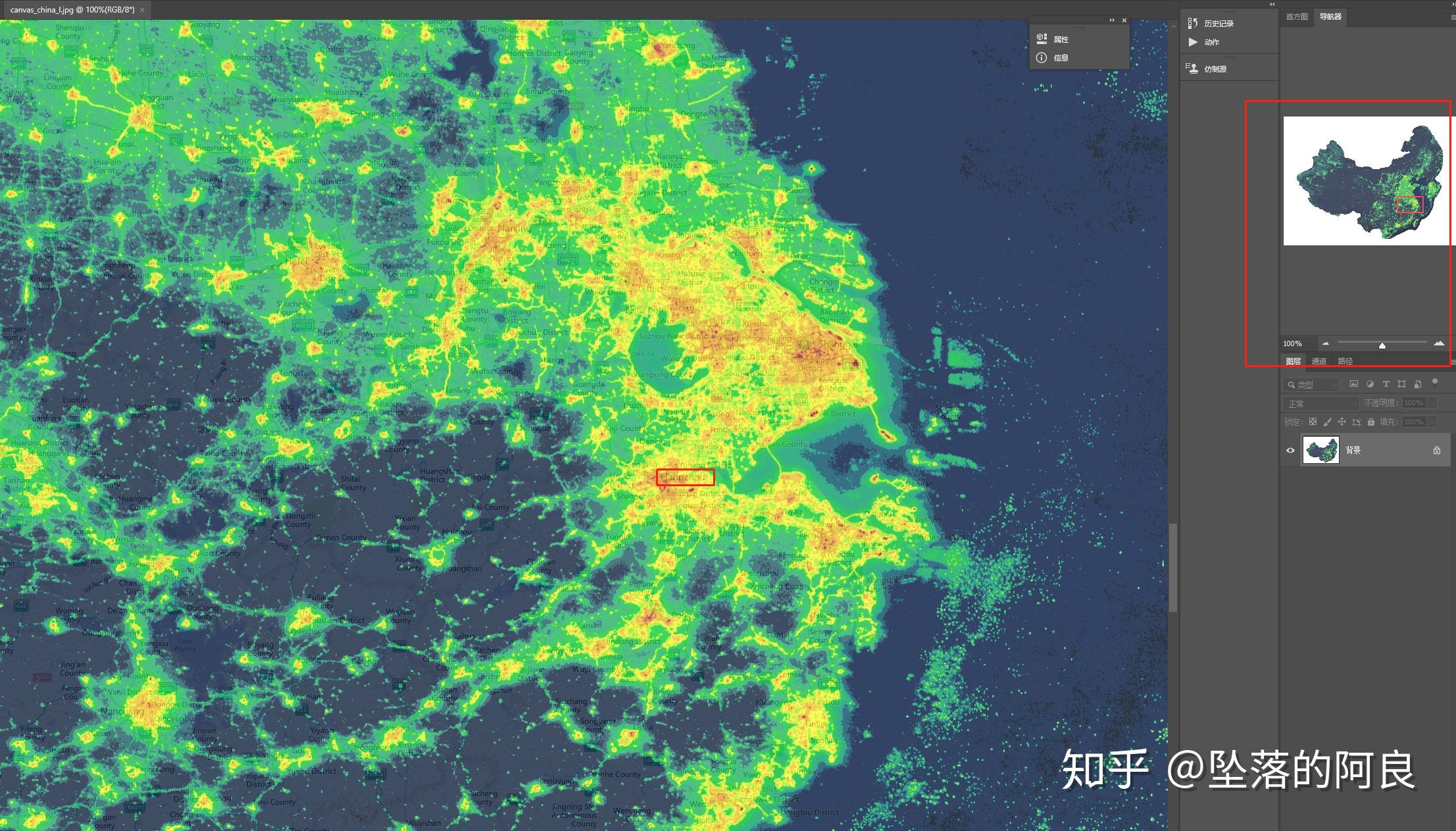 小灰云星空露营选址光污染地图参考图