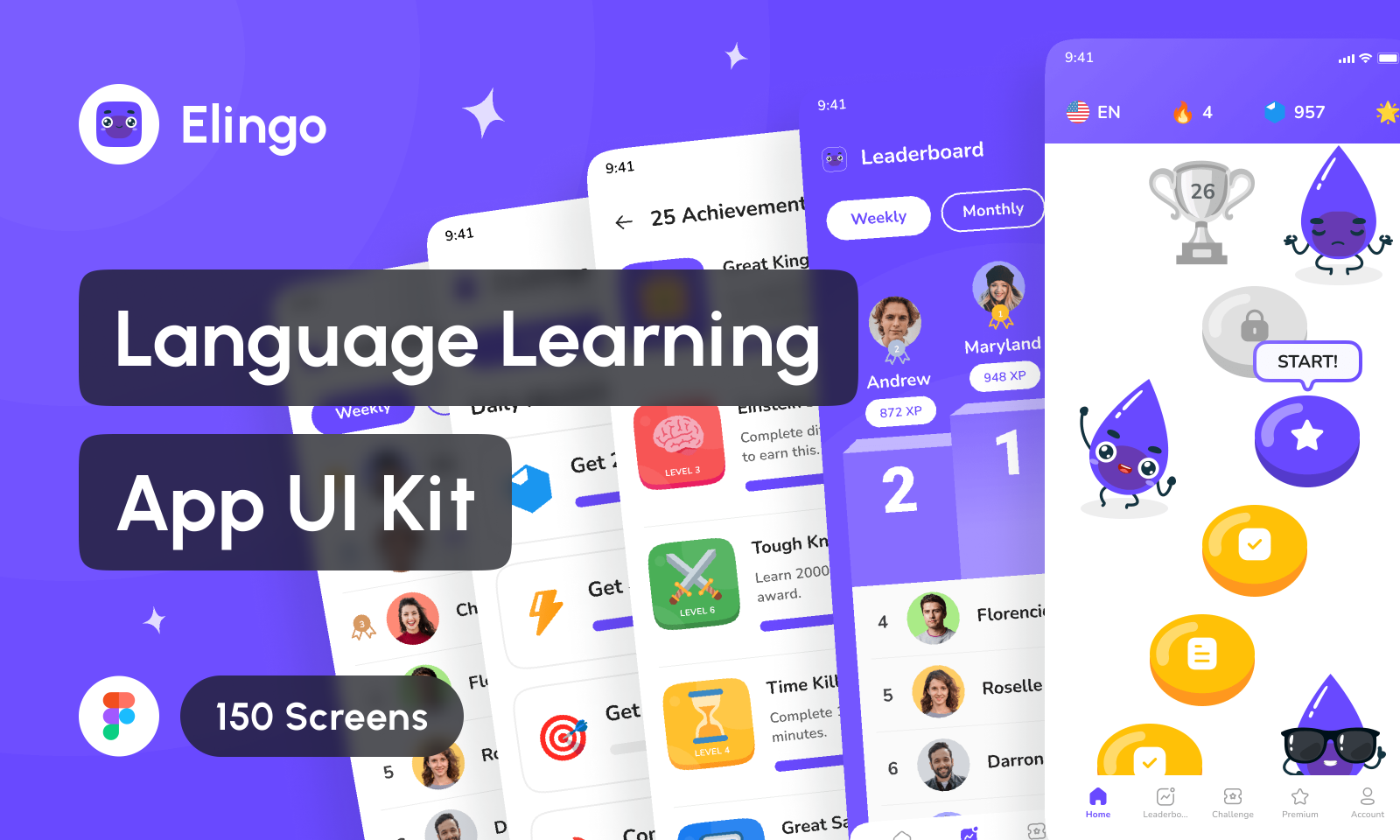 iLingo English英语学习助手 功能界面与使用场景全览