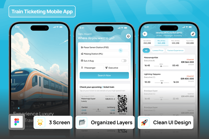 铁路火车订票出行APP实用功能展示图