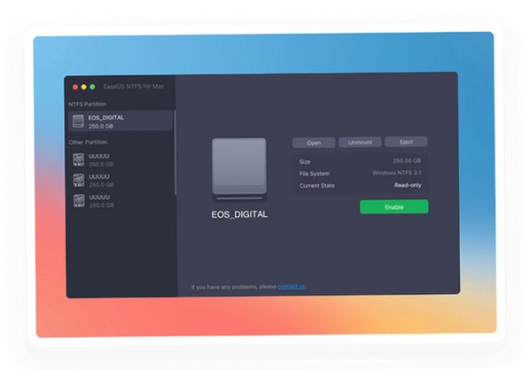 易我NTFS读写工具Mac版 移动硬盘NTFS读写驱动截图1