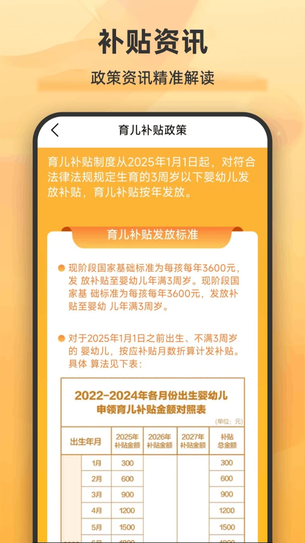 生育育儿补贴领取查询1.0.3.F 安卓版截图4