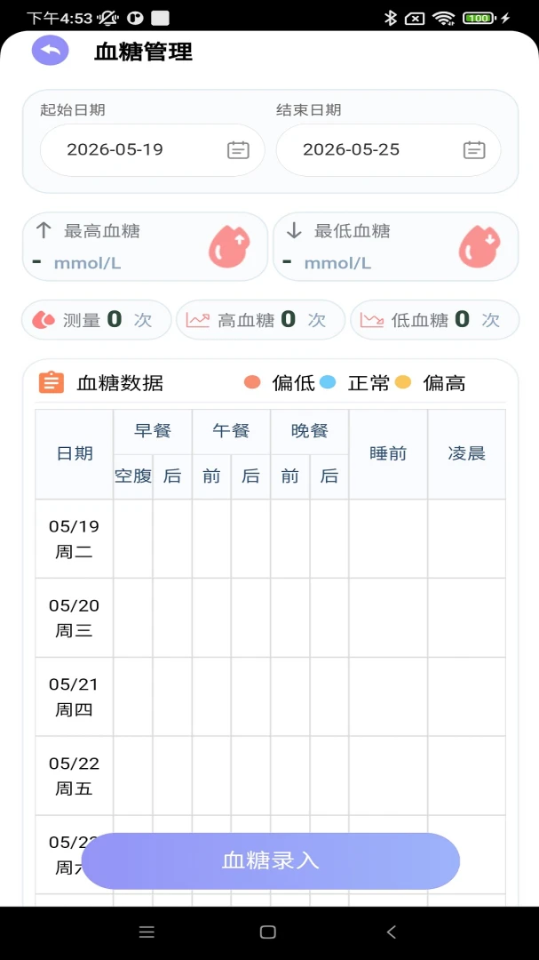 血糖管理平台最新版v1.0.6正式版截图2