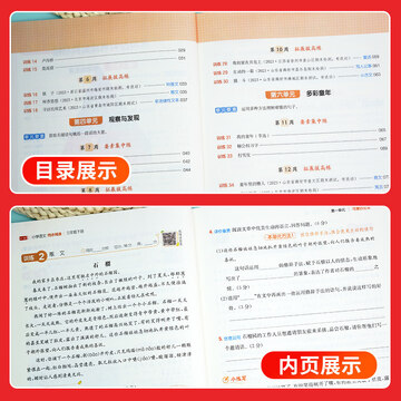 小学语文同步学 阅读理解 提分技巧 课后练习 配图