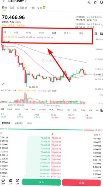 Binance官方专业稳定版v3.20.6 手机版截图1
