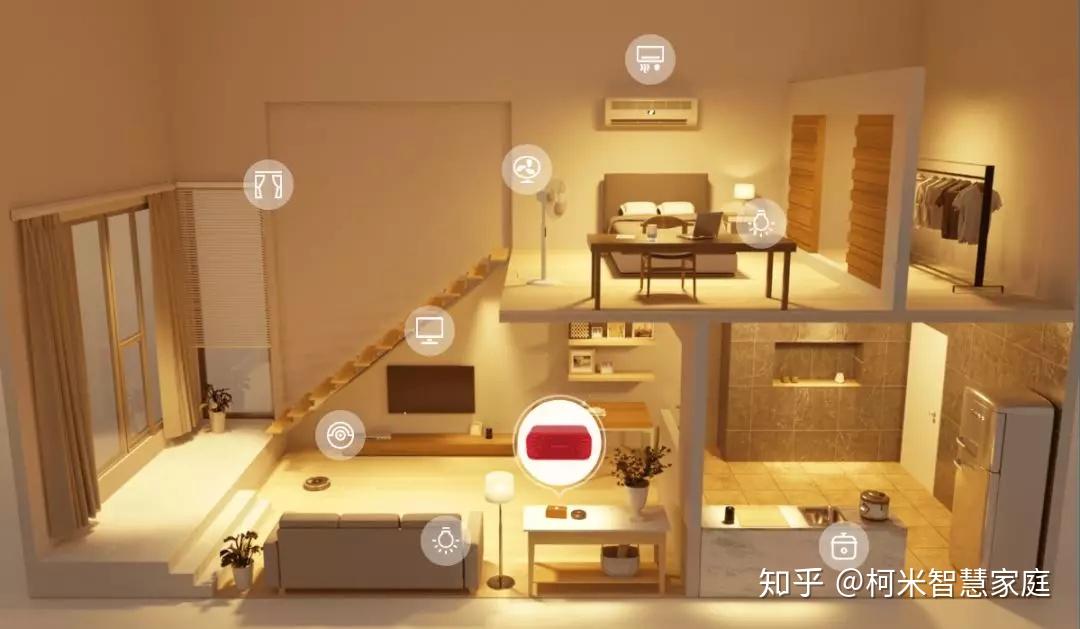 AI语音对话帮手 智能生活场景实拍 语音控制家居