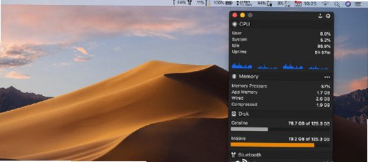 MenuBar Stats Mac版 菜单栏硬件状态监控工具截图0