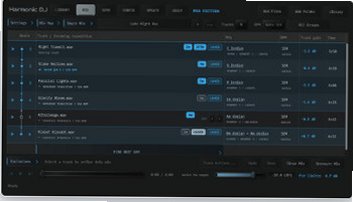 APU Software APU Harmonic DJ Mac DJ和声混音曲目规划工具截图2