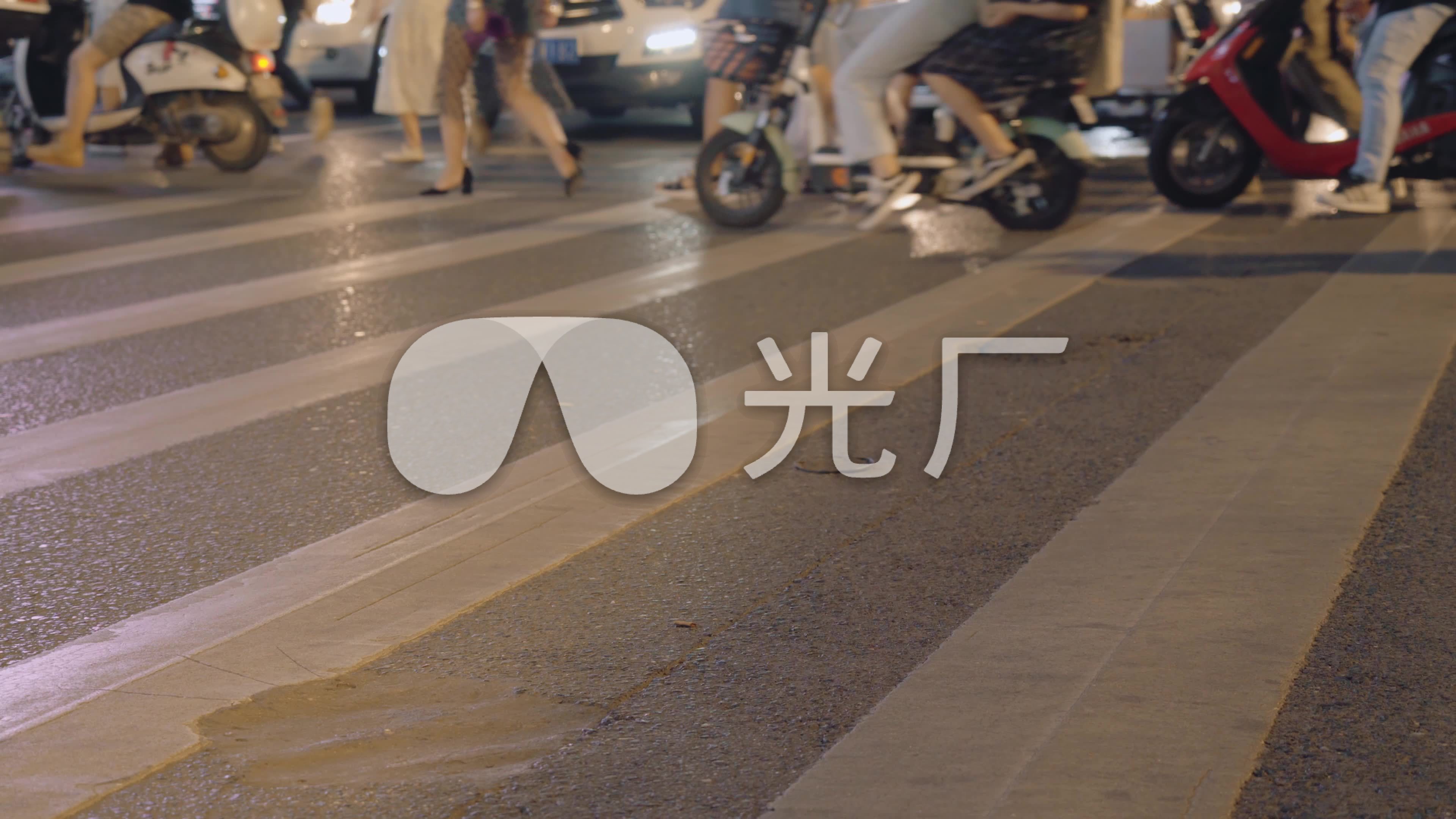 马路飞人街头飞奔画面实拍视频合集