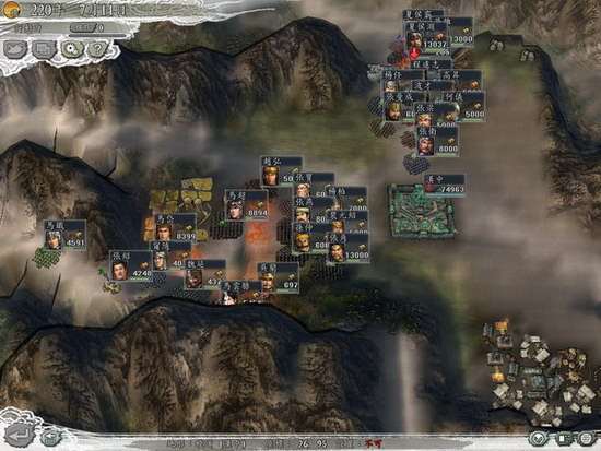 三国志11威力加强版 for mac中文版 经典三国策略游戏 战斗场景截图