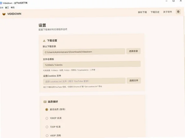 Videdown官方版截图1