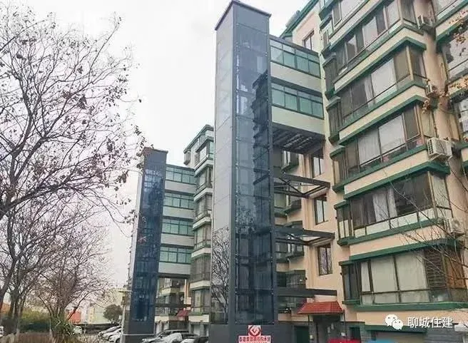 梯易行电梯加装完工效果图
