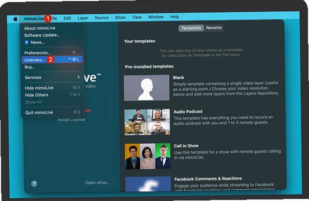 MimoLive Mac版 专业直播导播虚拟演播软件截图3