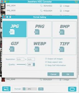 Joyoshare HEIC Converter for Mac电脑版截图3