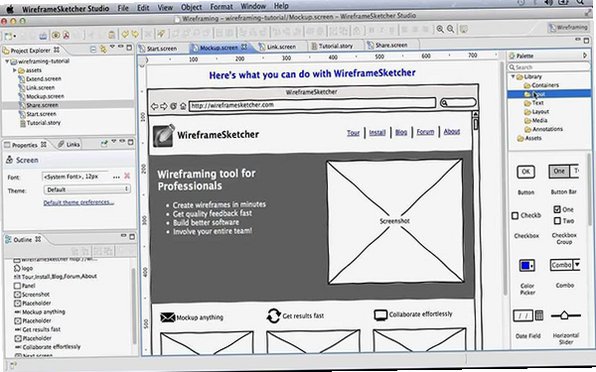 WireframeSketcher for Mac(线框图绘制工具) WireframeSketcher for Mac(线框图绘制工具)