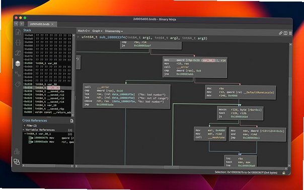 Binary Ninja Mac版 二进制逆向反编译分析工具截图1