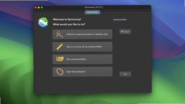 Syncovery for Mac 专业文件同步与数据备份工具截图0