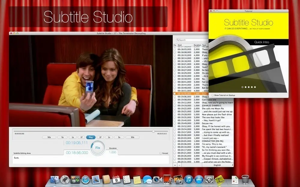 Subtitle Studio for Mac ��Ƶ��Ļ�������� ��Ļ��ʽ���������뵼������