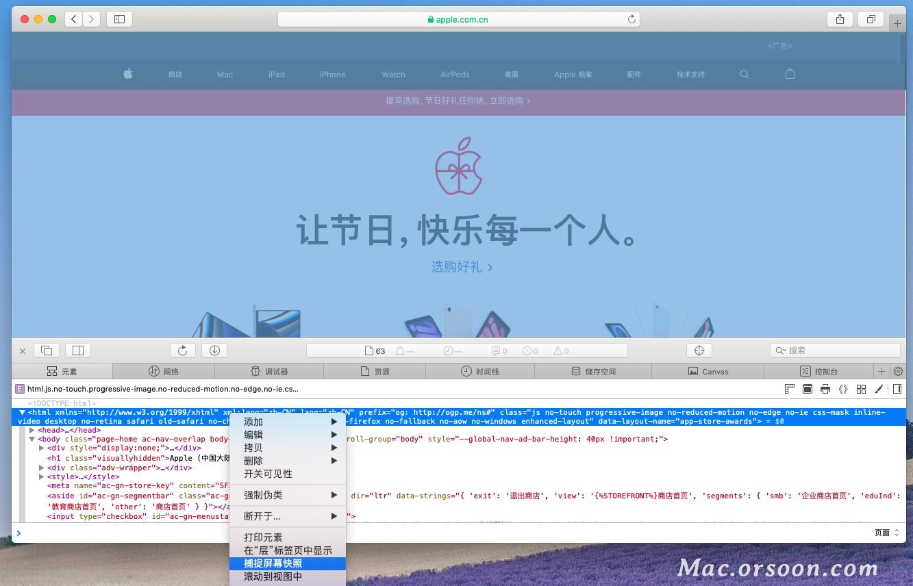 LittleSnapper for Mac电脑版 区域截图和网页长截图功能展示