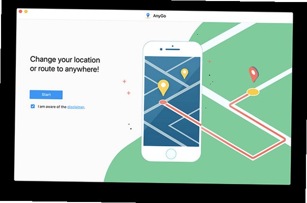 iToolab AnyGo Mac版 手机GPS虚拟定位工具截图1