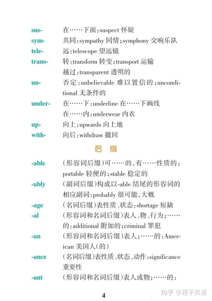 巧记背单词英语词汇训练词根词缀联想记忆法 英语单词拆解技巧
