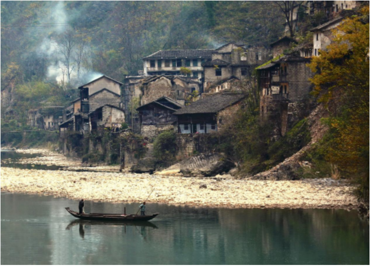 巫溪旅游景点全景红池坝宁厂古镇