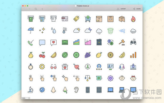 VectorView Mac版 专业矢量图形素材预览管理器 矢量素材管理工具界面预览