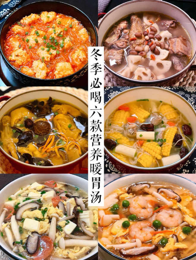 食养记冬季滋补养生汤食谱