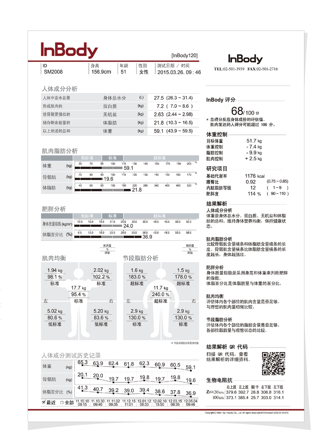 InBody体测报告趋势对比与常见误区