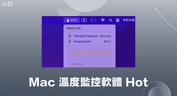Temp Monitor for Mac(温度监视器)高温提醒设置和菜单栏偏好设置
