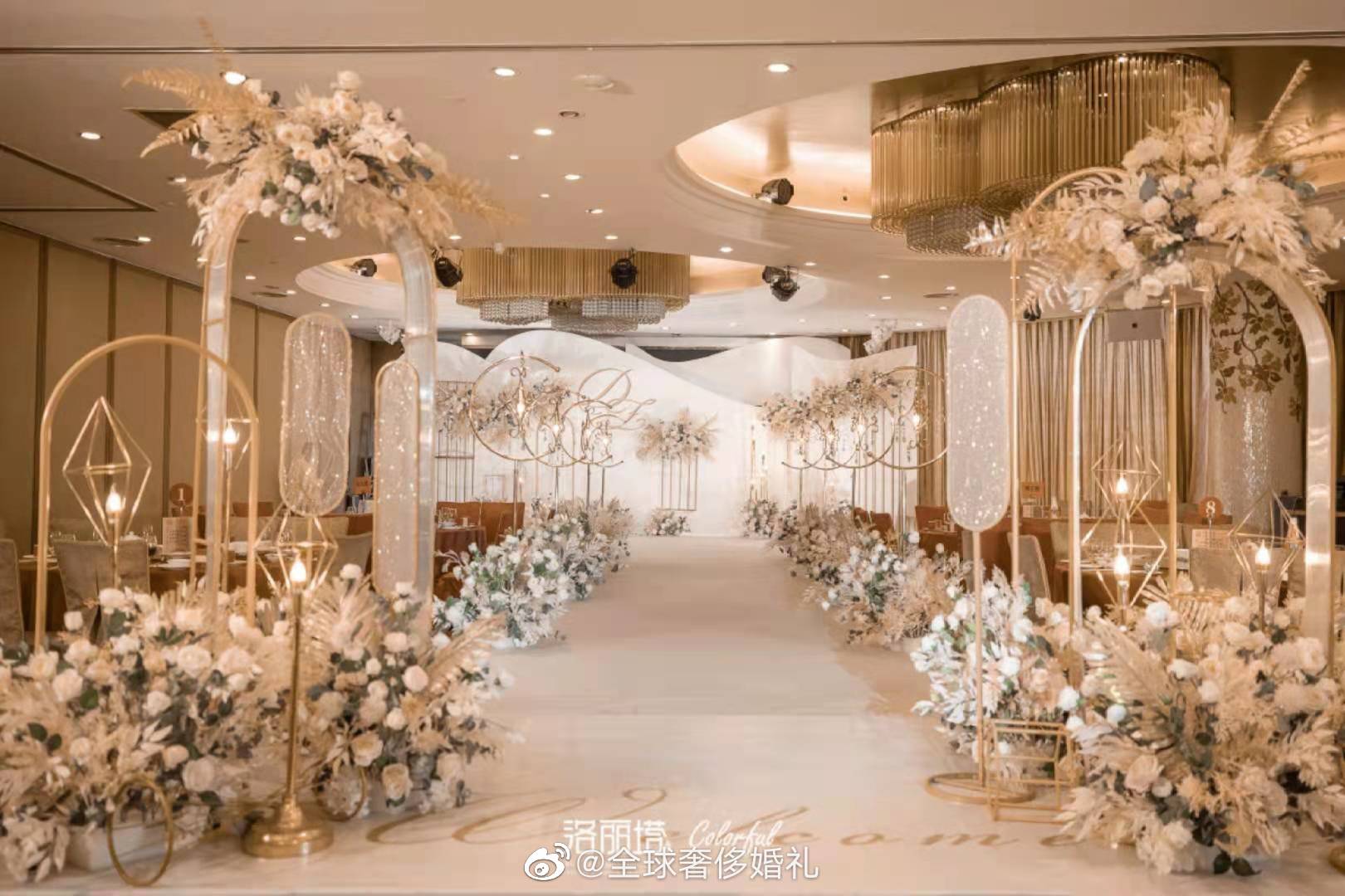 茄子婚庆创意婚礼布置现场效果图