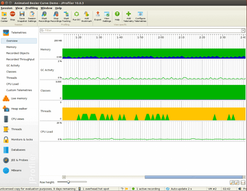 JProfiler for Mac(Java������������) CPU���̷߳���������ͼ