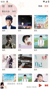 落雪音乐Pro内置音源版2026播放界面和歌单导入功能展示