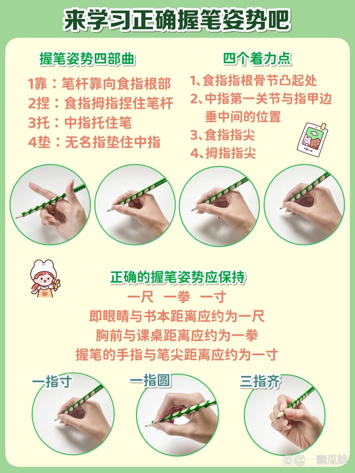 宝宝学写字入门攻略 握笔姿势和笔顺练习技巧 家长必看