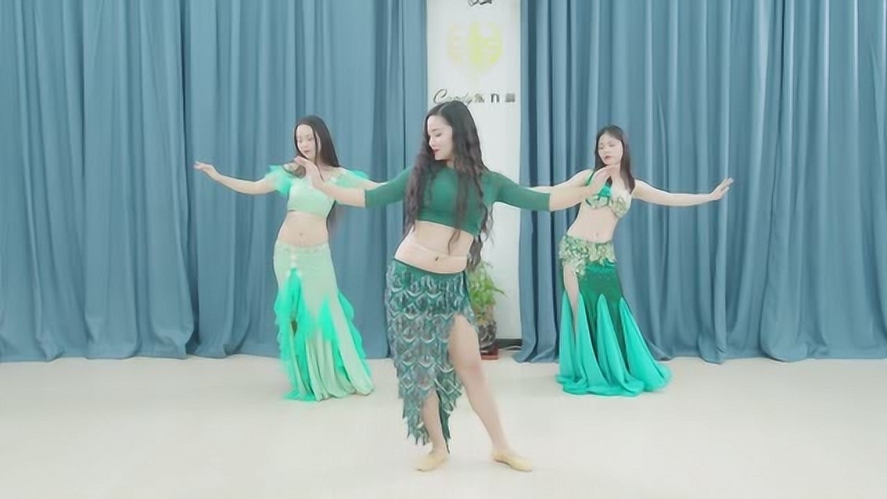 协舞东方零基础第一周基础动作分解 胸部平移胯部提落教学