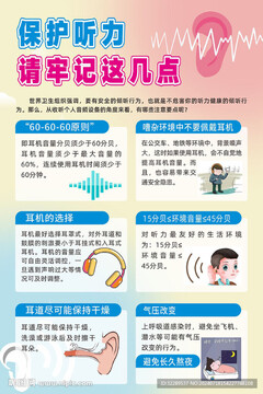 不忘提醒保护听力耳机使用生活细节配图