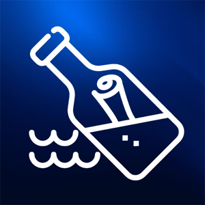 私密漂流瓶匿名倾诉心事回复互动界面示意