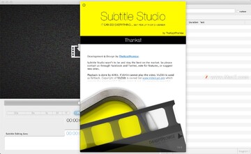 Subtitle Studio for Mac ��Ƶ��Ļ�������� ������Ƶ����Ļ�ļ���������
