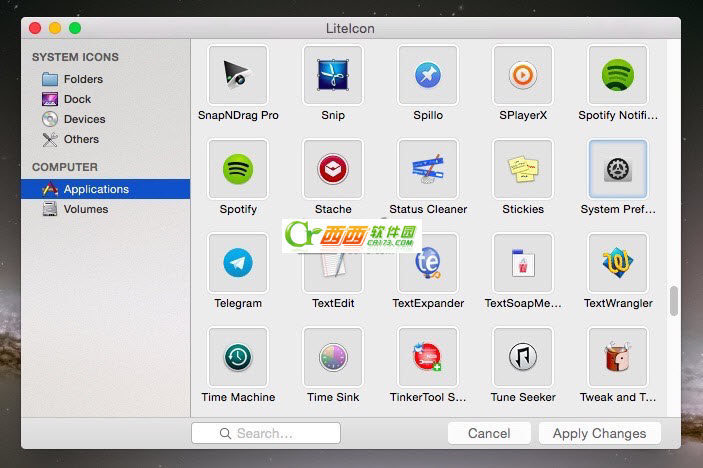 LiteIcon for Mac电脑版图标管理工具下载安装界面