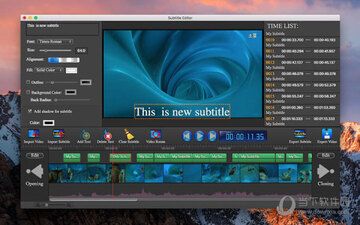 Subtitle Studio for Mac ��Ƶ��Ļ�������� ���ֲ����������ݼ�˵��