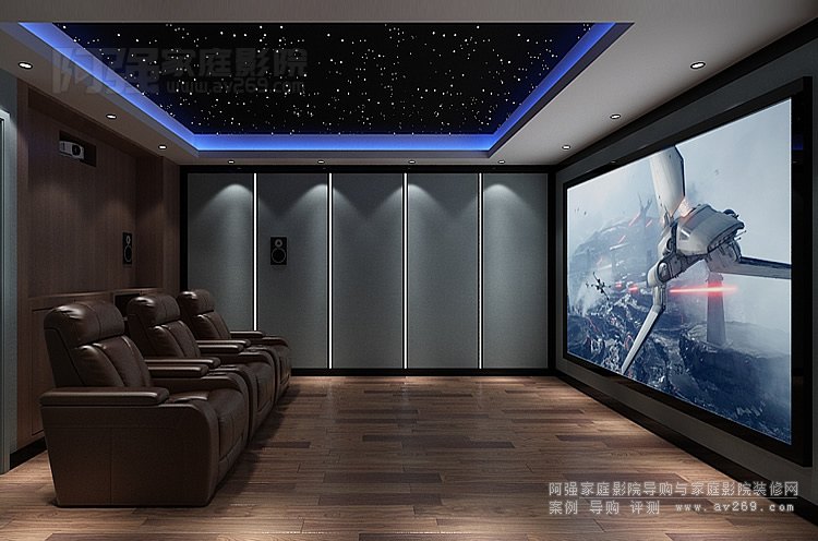 MG Home(HD)高清家庭影院装修效果图合集 客厅地下室独立影音室实景案例