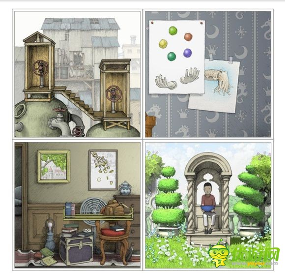 画中世界Gorogoa for Mac版 游戏画面拼接解谜场景