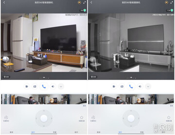 CareCam智能摄像头夜视效果实测 家用监控夜拍画面