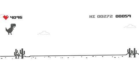 小恐龙跳一跳游戏正版v1.0.12免费版截图0